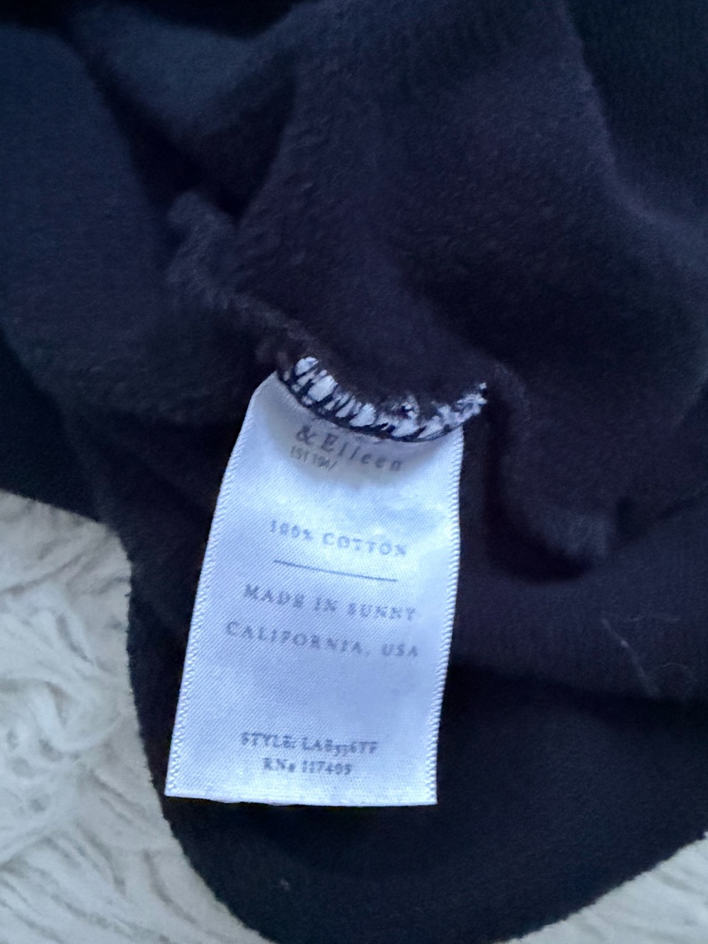 Frank & Eileen Jackie Button Front Cardigan - Black - Picture 4 of 6